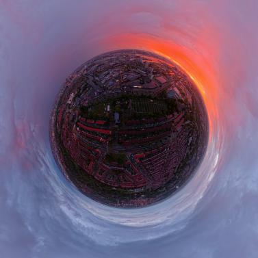 Zonsondergang Amsterdam